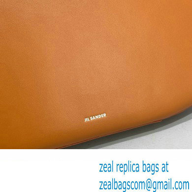 Jil Sander Leather Shoulder Bag Caramel