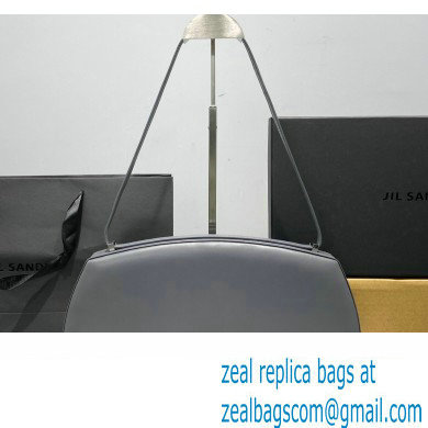 Jil Sander Leather Shoulder Bag Gray
