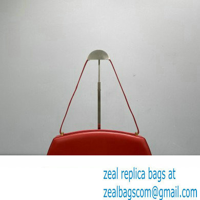 Jil Sander Leather Shoulder Bag Red