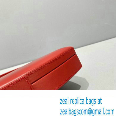 Jil Sander Leather Shoulder Bag Red