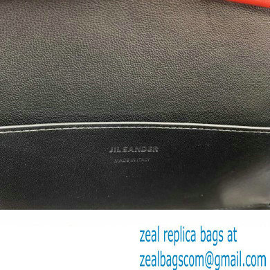 Jil Sander Leather Shoulder Bag Red