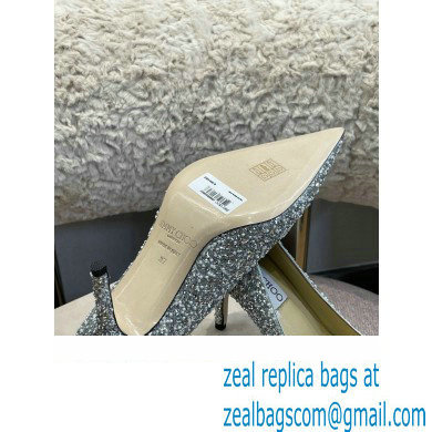 Jimmy Choo Heel Glitter Love Pumps Silver 2022
