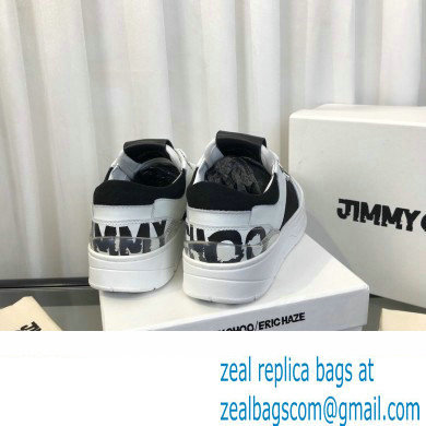 Jimmy Choo JC / ERIC HAZE FLORENT/F Trainers Sneakers White/Black 2022 - Click Image to Close