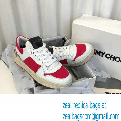 Jimmy Choo JC / ERIC HAZE FLORENT/F Trainers Sneakers White/Red 2022 - Click Image to Close