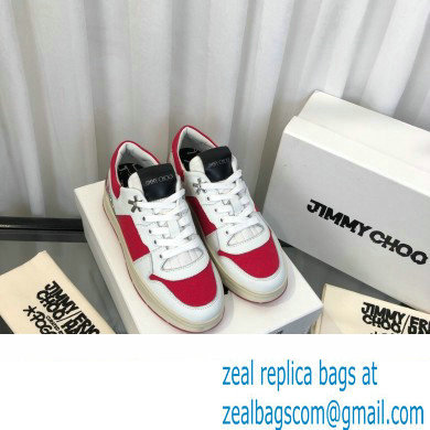 Jimmy Choo JC / ERIC HAZE FLORENT/F Trainers Sneakers White/Red 2022