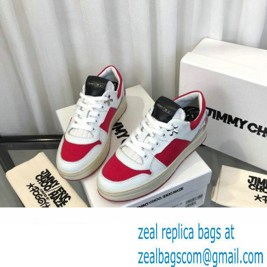 Jimmy Choo JC / ERIC HAZE FLORENT/F Trainers Sneakers White/Red 2022