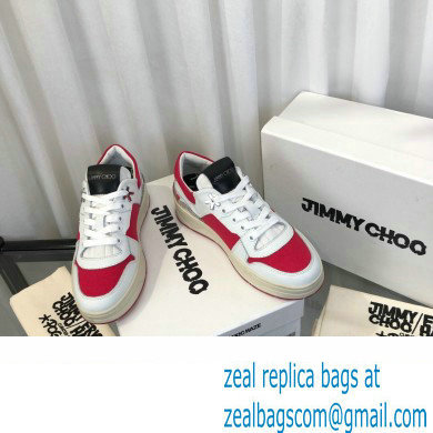 Jimmy Choo JC / ERIC HAZE FLORENT/F Trainers Sneakers White/Red 2022 - Click Image to Close