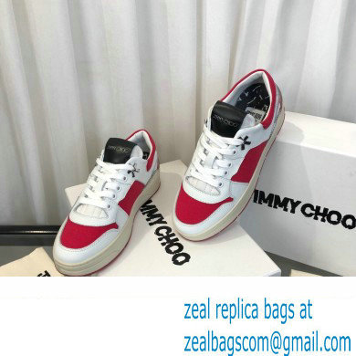 Jimmy Choo JC / ERIC HAZE FLORENT/F Trainers Sneakers White/Red 2022 - Click Image to Close