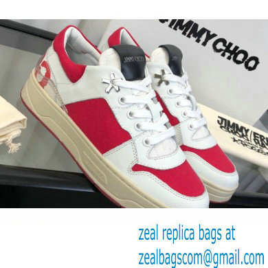 Jimmy Choo JC / ERIC HAZE FLORENT/F Trainers Sneakers White/Red 2022 - Click Image to Close