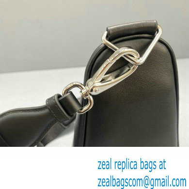 Prada Leather Triangle Shoulder Bag 1BH190 Black 2022