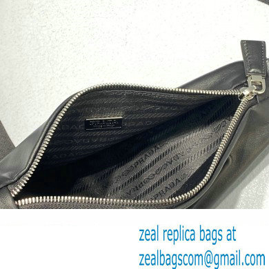 Prada Leather Triangle Shoulder Bag 1BH190 Black 2022