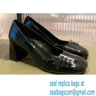 Prada Patent Leather Buckle Detail pumps Black 2022