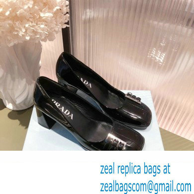 Prada Patent Leather Buckle Detail pumps Black 2022