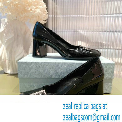 Prada Patent Leather Buckle Detail pumps Black 2022