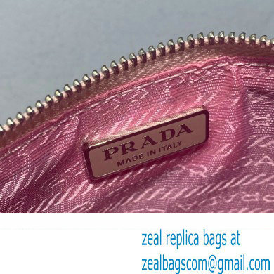 Prada Small Sequined Mesh Tote Bag 1BG417 Pink 2022
