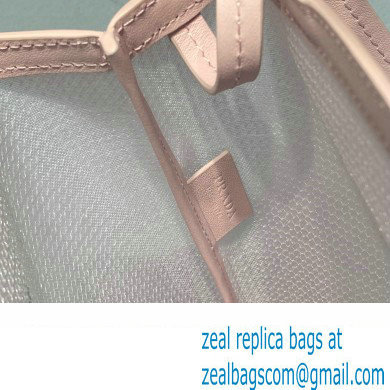 Prada Small Sequined Mesh Tote Bag 1BG417 Pink 2022