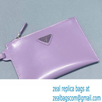 Prada Small Sequined Mesh Tote Bag 1BG417 Purple 2022