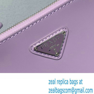 Prada Small Sequined Mesh Tote Bag 1BG417 Purple 2022