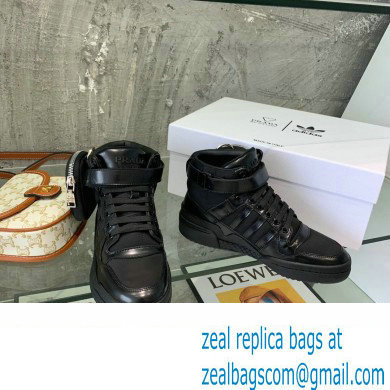 Prada x adidas Re-Nylon Forum High-top Sneakers Black 2022 - Click Image to Close