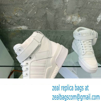 Prada x adidas Re-Nylon Forum High-top Sneakers White 2022 - Click Image to Close