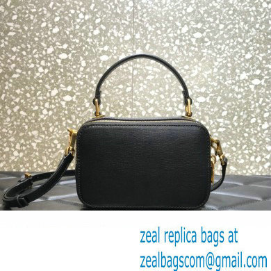 Valentino Alcove Rockstud Vlogo Leather Crossbody Bag Black 2022
