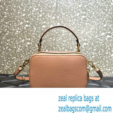 Valentino Alcove Rockstud Vlogo Leather Crossbody Bag Nude 2022