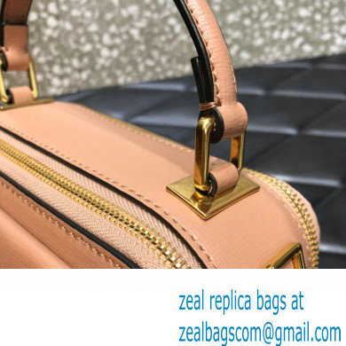 Valentino Alcove Rockstud Vlogo Leather Crossbody Bag Nude 2022
