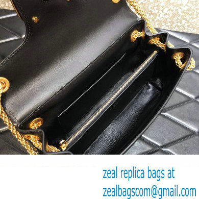 Valentino Stud Sign Nappa Shoulder Bag Black 2022