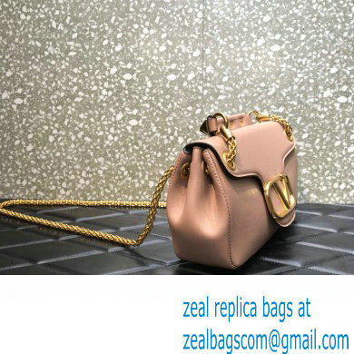Valentino Stud Sign Nappa Shoulder Bag Nude 2022