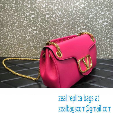 Valentino Stud Sign Nappa Shoulder Bag Pink 2022