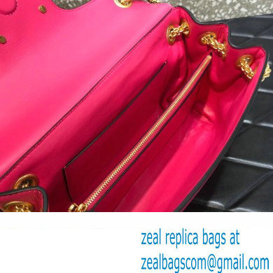 Valentino Stud Sign Nappa Shoulder Bag Pink 2022
