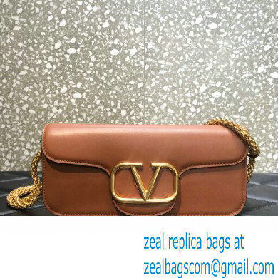 Valentino VLogo Signature Loco Shoulder Bag Brown 2022