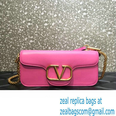 Valentino VLogo Signature Loco Shoulder Bag Pink 2022