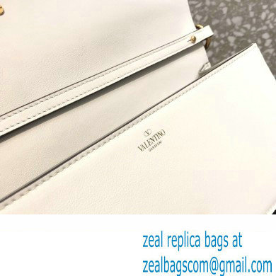 Valentino VLogo Signature Loco Shoulder Bag White 2022