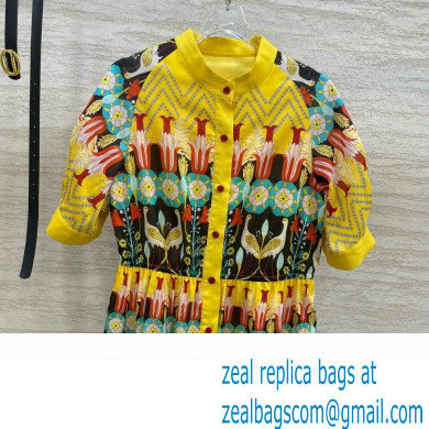 Valentino yellow multicolor dress 2022 - Click Image to Close