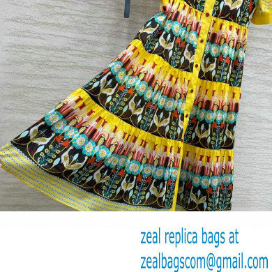 Valentino yellow multicolor dress 2022 - Click Image to Close