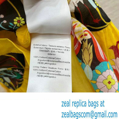 Valentino yellow multicolor dress 2022