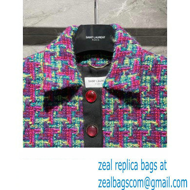 YSL tweed jacket with multicolor buttons 2022