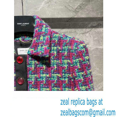 YSL tweed jacket with multicolor buttons 2022 - Click Image to Close