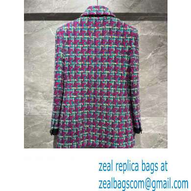 YSL tweed jacket with multicolor buttons 2022 - Click Image to Close