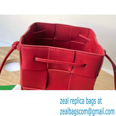bottega veneta cassette cross-body bucket bag red - Click Image to Close