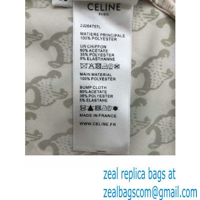 celine Triomphe printed dress 2022