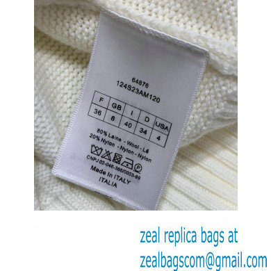 dior flowers emboridered sweater 2022