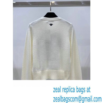 dior flowers emboridered sweater 2022