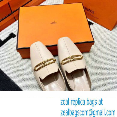 hermes calfskin Esmee mules creamy 2022