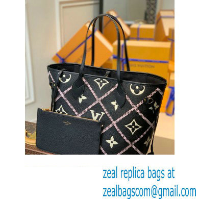 louis vuitton Neverfull MM bag m46040 black 2021