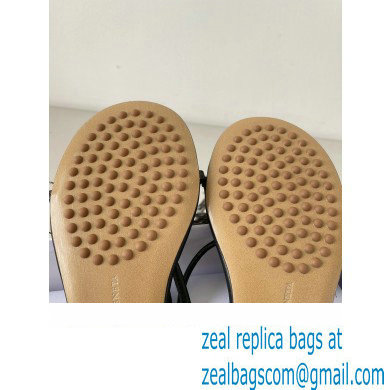 Bottega Veneta Feather Dot Flat Sandals Black 2022 - Click Image to Close