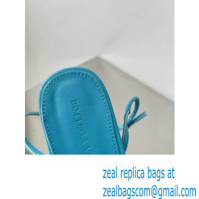 Bottega Veneta Feather Dot Flat Sandals Blue 2022