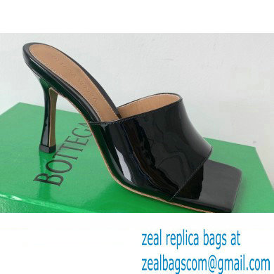 Bottega Veneta Stretch Patent Leather Mules Black 2022