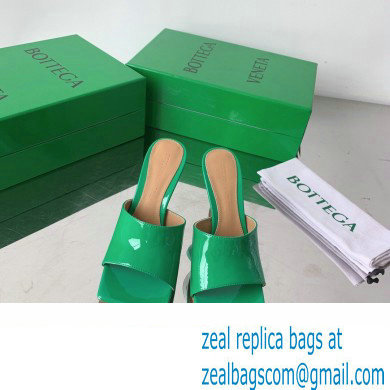 Bottega Veneta Stretch Patent Leather Mules Green 2022